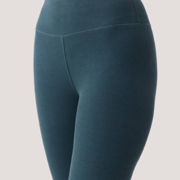 Pact Women's Ore Ribbed High Waist Legging Size Medium NWT! - Picture 3 of 7